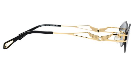 Lunettes de soleil Zadig & Voltaire Femme Or Ovale SZV465S Droite