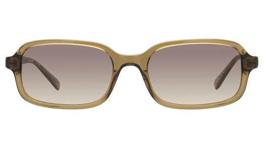 Lunettes de soleil Longchamp Femme Vert Rectangle Lo818S Face