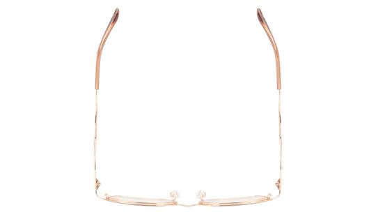 Lunettes de vue Baïa Femme Marron Carré Baa2608 Dessus