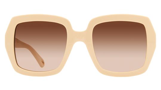 Lunettes de soleil Chloé Femme Marron Rectangle CH0301S Face