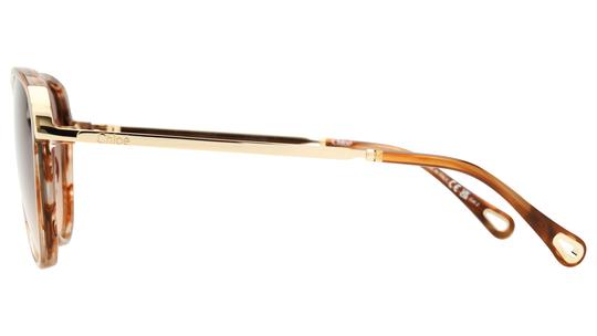 Lunettes de soleil Chloé Femme Écaille Papillon Ch0406S Gauche