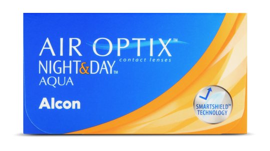 Lentilles de contact Air Optix Night & Day Aqua Boîte de 6