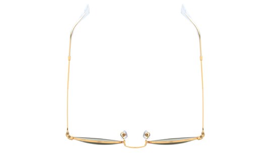 Lunettes de soleil Ray-Ban Homme Or Ronde RB3447 Dessus