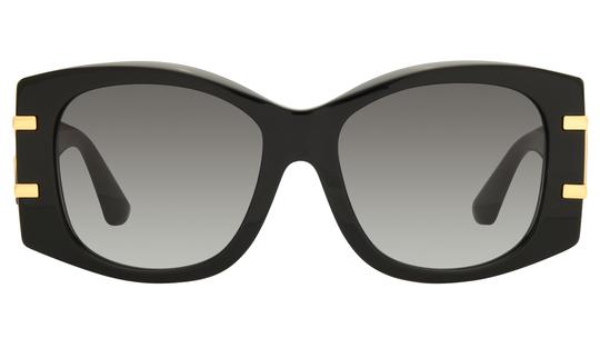 Lunettes de soleil Dolce&Gabbana Femme Noir Papillon DG4501 Face