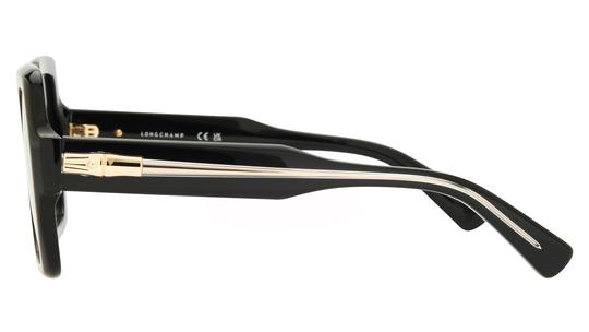 Lunettes de soleil Longchamp Femme Noir Oversize LO790S Gauche