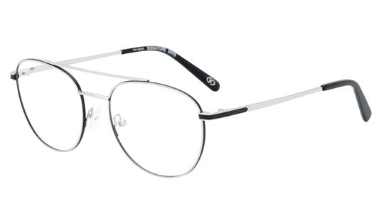 Lunettes de vue Signature Krys Homme Argent Aviateur Com2601 Trois-Quart