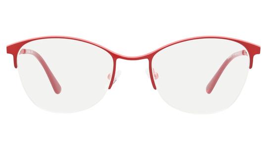 Lunettes de vue Baïa Femme Rouge Papillon Baa2607 Face