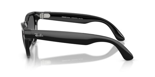 Lunettes de soleil Ray-Ban Meta Mixte Noir Papillon Rw4014 Droite