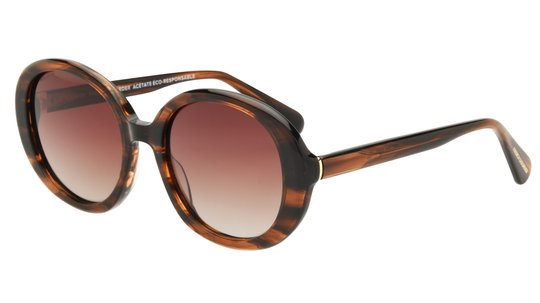 Lunettes de soleil French Disorder Femme Marron Ovale Fd2505/S Trois-Quart