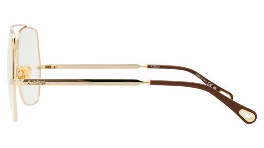Lunettes de vue Chloé Femme Or Carré Ch0409O Gauche