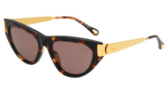 Lunettes de soleil Chloé Femme Écaille Papillon ch0350s Trois-Quart