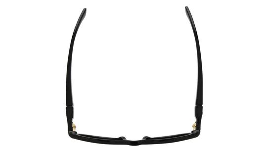 Lunettes de soleil Longchamp Femme Noir Rectangle lo794s Dessus