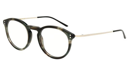 Lunettes de vue Gucci Homme Écaille Ronde Gg1710O Trois-Quart