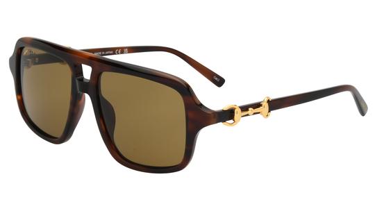 Lunettes de soleil Gucci Femme Écaille Aviateur GG2052S Trois-Quart