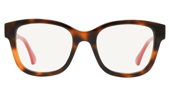 Lunettes de vue Gucci Femme Écaille Rectangle GG1863O Face