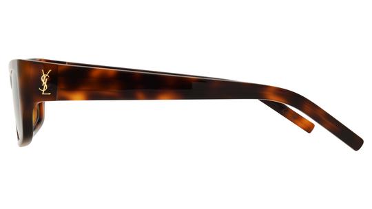 Lunettes de soleil Saint Laurent Femme Écaille Rectangle Sl Gauche