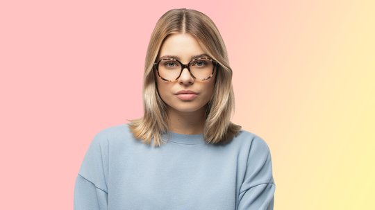 Lunettes de vue French Disorder Femme Écaille Carré Fd2509 Trois-Quart