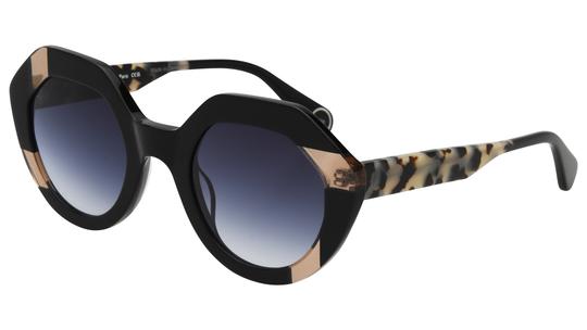 Lunettes de soleil WOOW Femme Noir Papillon Superspin Trois-Quart