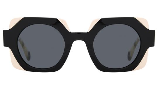 Lunettes de soleil WOOW Femme Noir Angulaire Supertactic Face