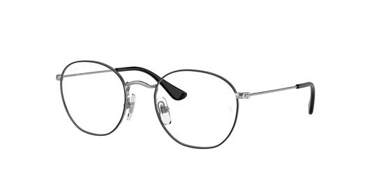Lunettes de vue Ray-Ban Enfant Noir Ronde Ry9572V Face